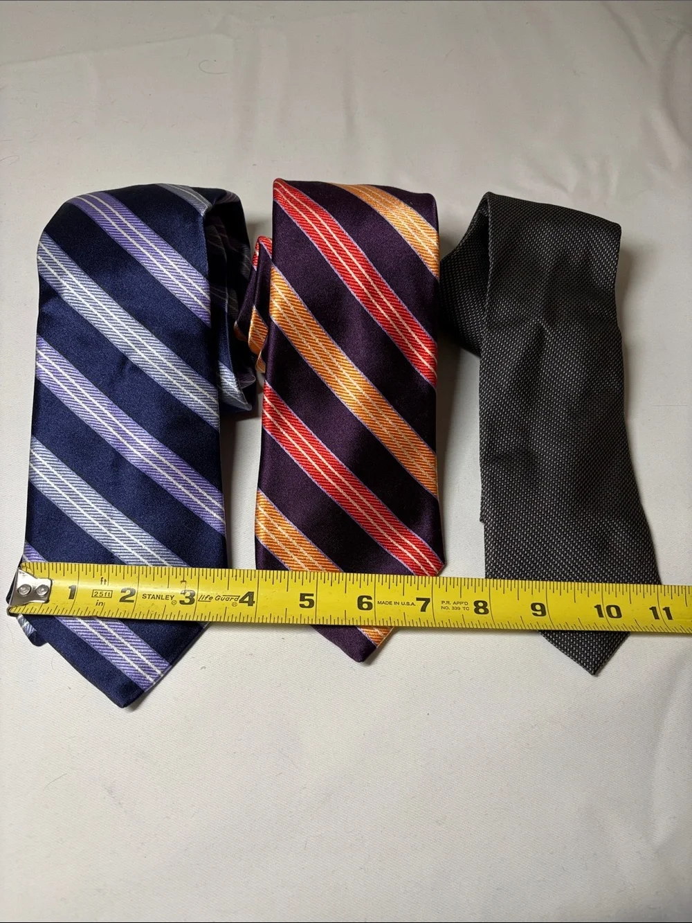 Ike Behar Silk/Cotton and Silk Patterned Ties